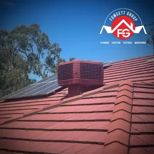 evaporative aircon servicing