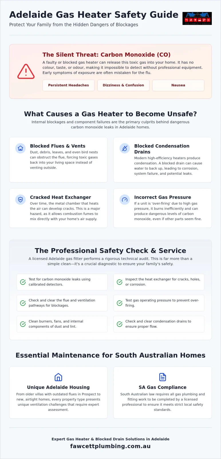 The Essential Gas Heater Safety Check Checklist for Adelaide Homeowners